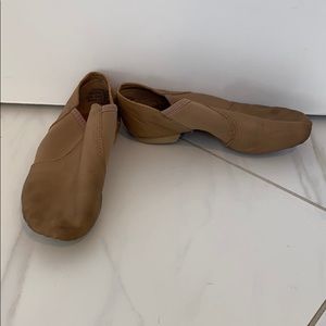 Capezio nude jazz shoes